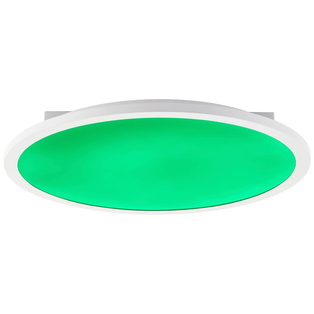 Brilliant LED-Deckenleuchte Briston weiß Kunststoff Metall B/H/L/D: ca. 43,5x7,5x44x42 cm