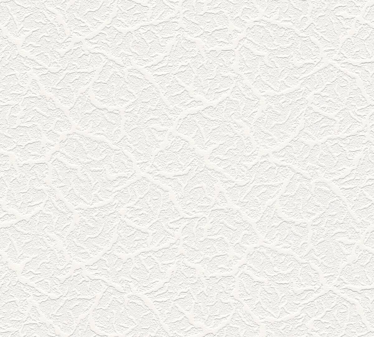 A.S.Creation Papiertapete weiß B/H/D: ca. 53x1005x12,8 cm