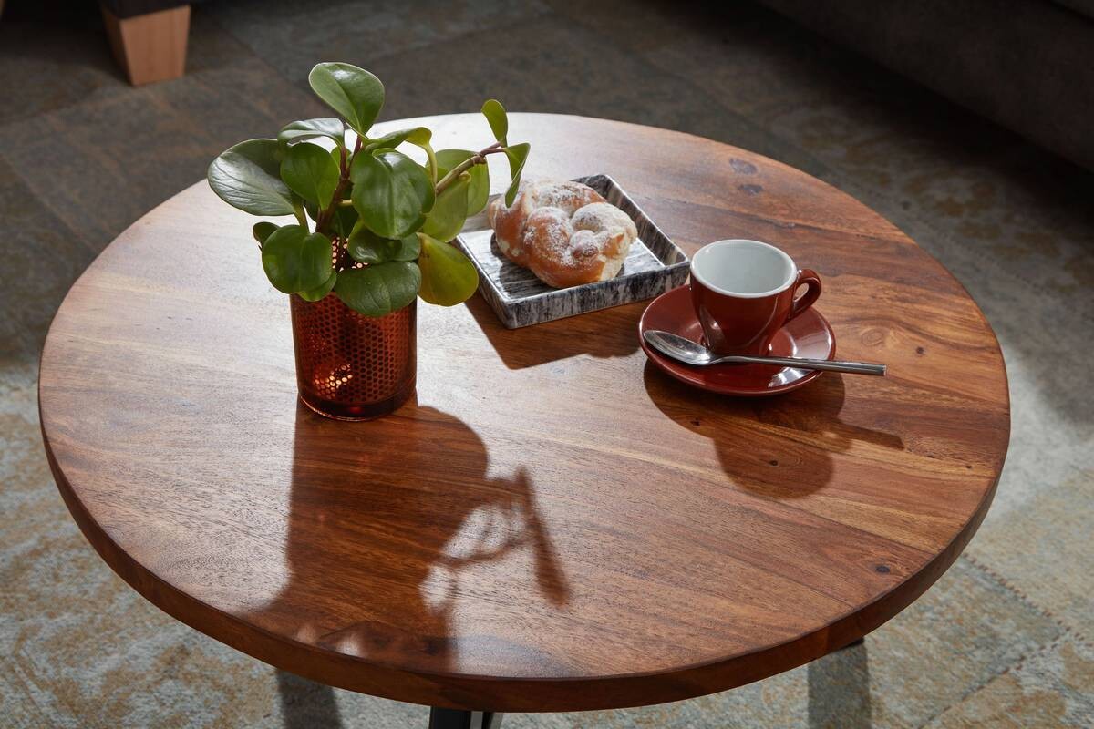 Wohnling Couchtisch braun B/H/T: ca. 60x35x60 cm