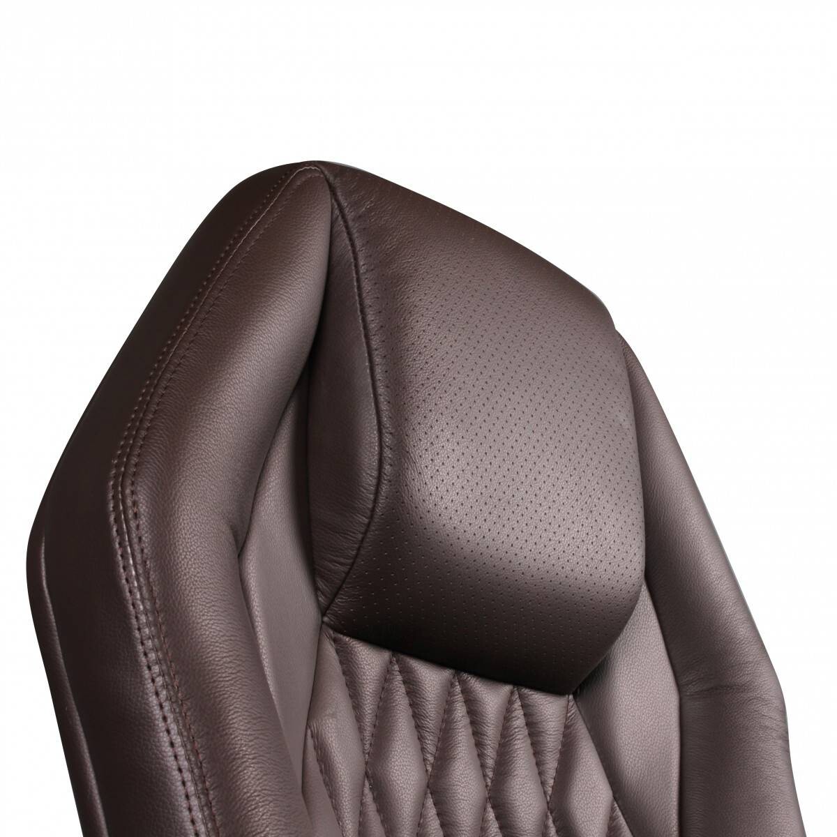 Drehstuhl braun Leder
