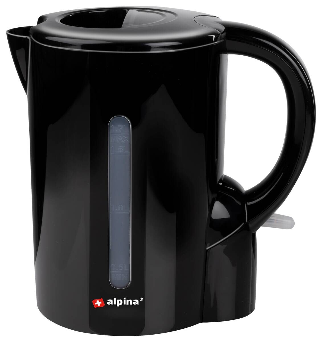 Wasserkocher schwarz Kunststoff B/H/L: ca. 17,1x20,8x17,1 cm ca. 1,7 l