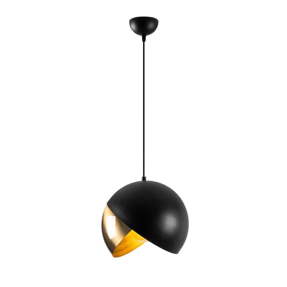 Opviq Pendelleuchte Pacman-2633 schwarz B/H/T/L/D: ca. 30x28x30x30x30 cm E27 1 Brennstellen