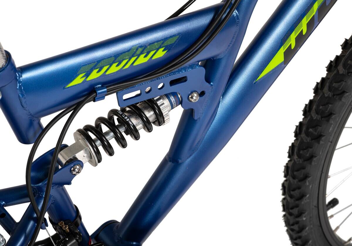 WYLD Kinder-Mountainbike Zodiac ZODIAC 24 Zoll Rahmenhöhe 38 cm 18 Gänge blau blau ca. 24 Zoll