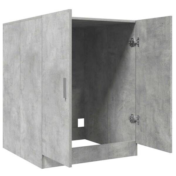 vidaXL Waschmaschinenschrank Beton B/H/T: ca. 70,5x91,5x71,5 cm