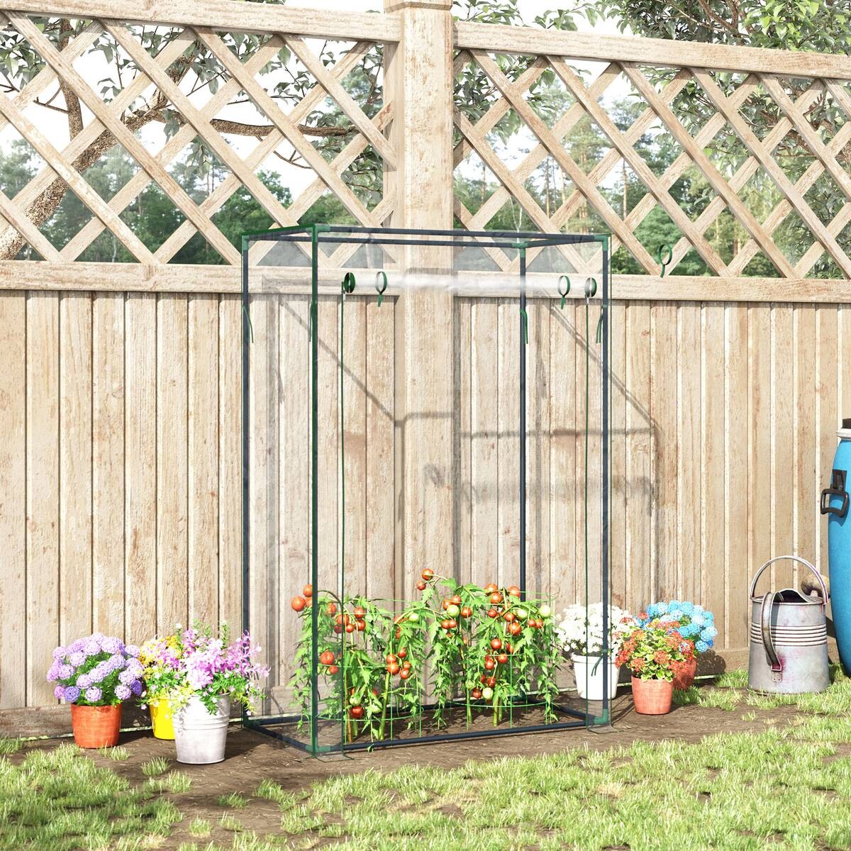 Outsunny Gewächshaus B/H/L: ca. 50x150x100 cm