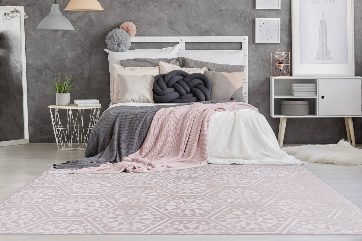 360Living Teppich Monroe rosa B/L: ca. 120x170 cm