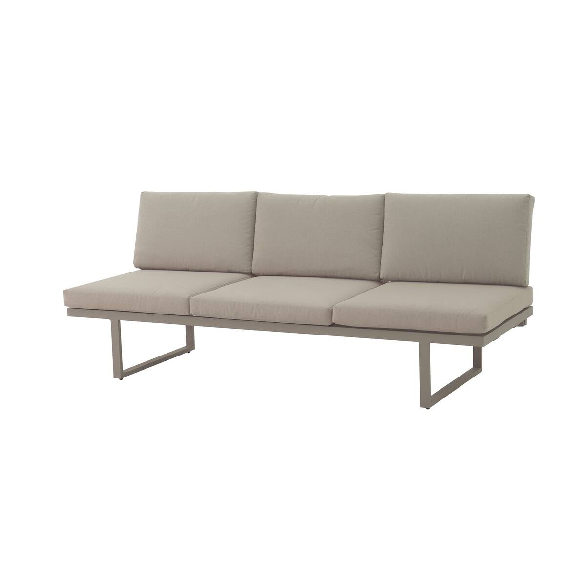 POCOline Gartensitzgruppe Tulum grau Glas