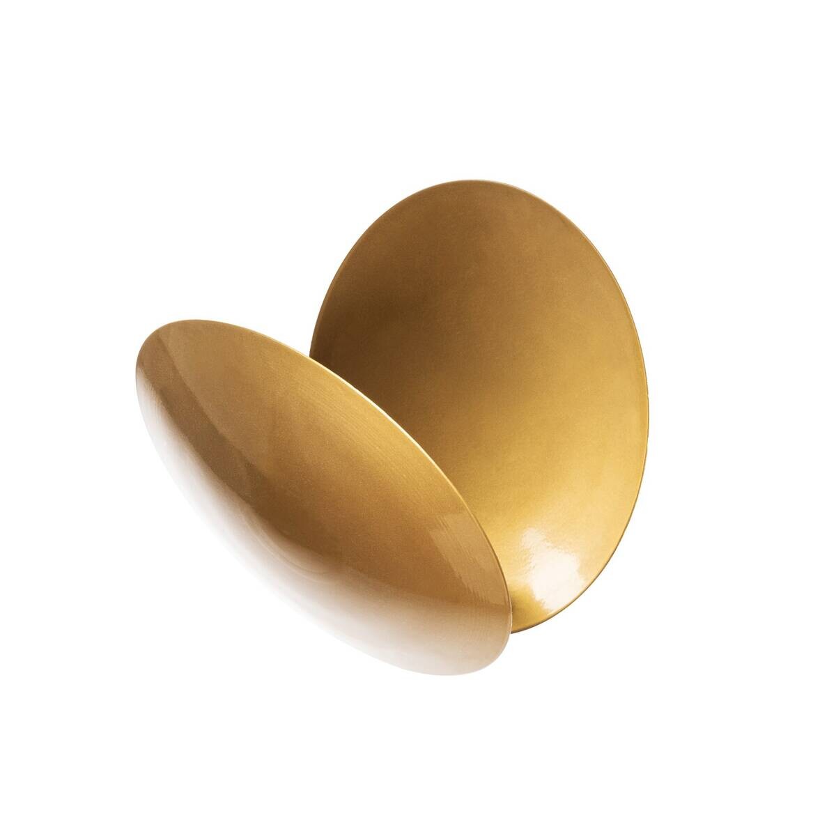 Opviq LED-Wandleuchte gold Metall B/H/T: ca. 25x25x16 cm