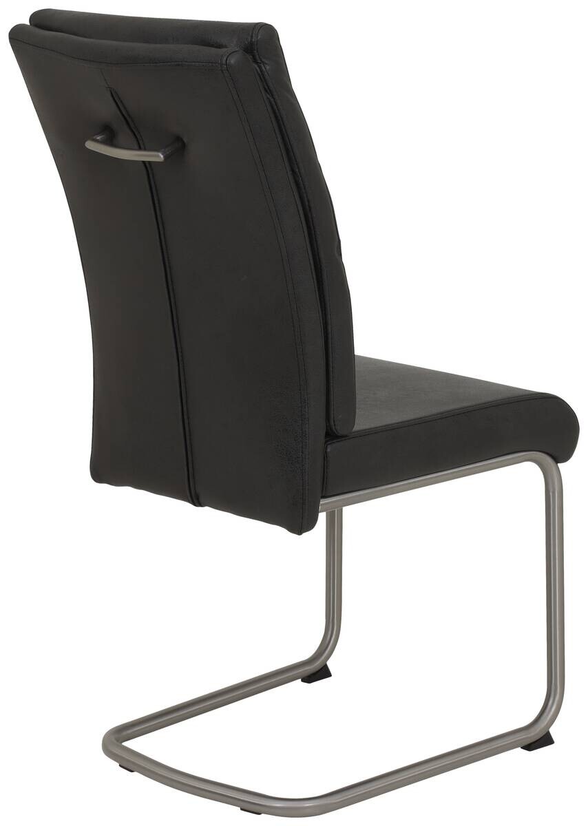 Essgruppe Paula III Eiche anthrazit Microfaser B/H/T: ca. 220x76x90 cm