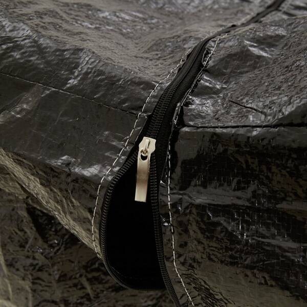 vidaXL Tasche schwarz Kunststoff B/H/L: ca. 75x75x150 cm