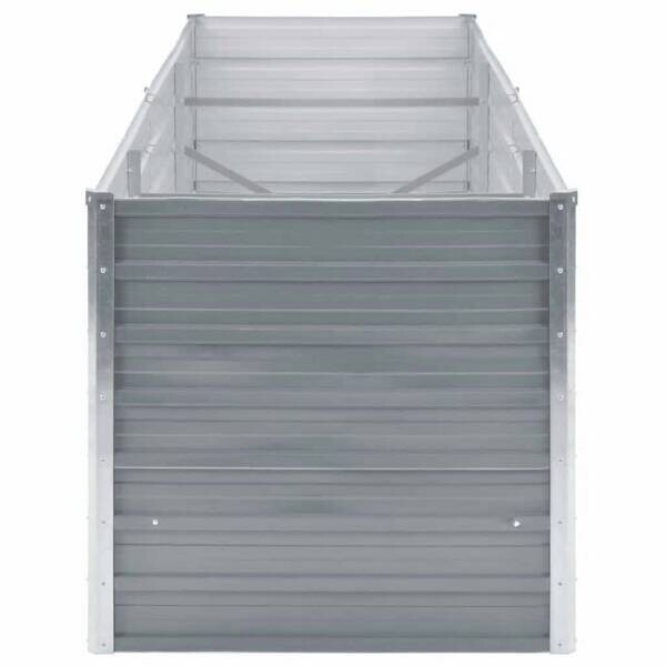 Hochbeet grau Stahl B/H/L: ca. 80x77x240 cm