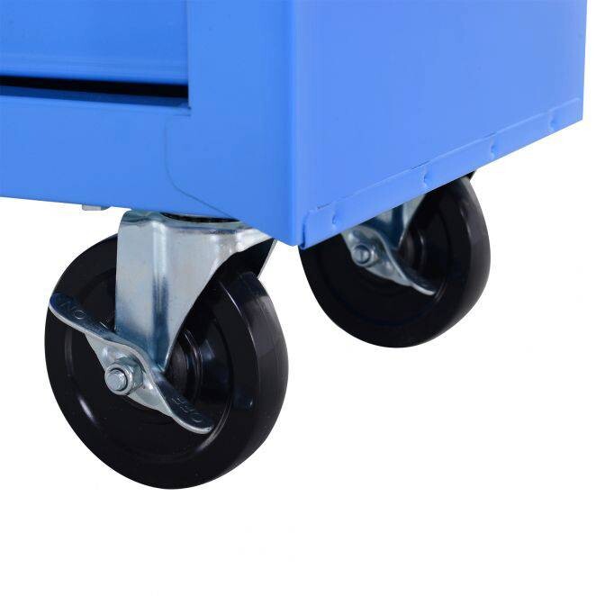 Werkstattwagen mit 5 Schubladen blau B/H/T: ca. 67,5x77x33 cm