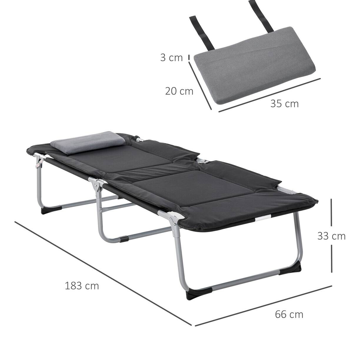 Outsunny Campingartikel B/H/L: ca. 66x183x33 cm