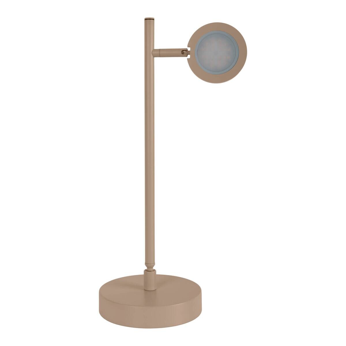 Näve Leuchten LED-Tischleuchte beige Metall B/H/T: ca. 22,6x45x16 cm