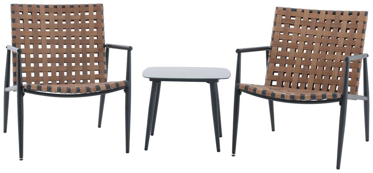 POCOline Balkonset Mainz braun Polyrattan