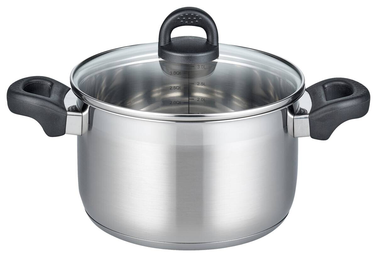 ELO Basic Fleischtopf silber Edelstahl D: ca. 24 cm