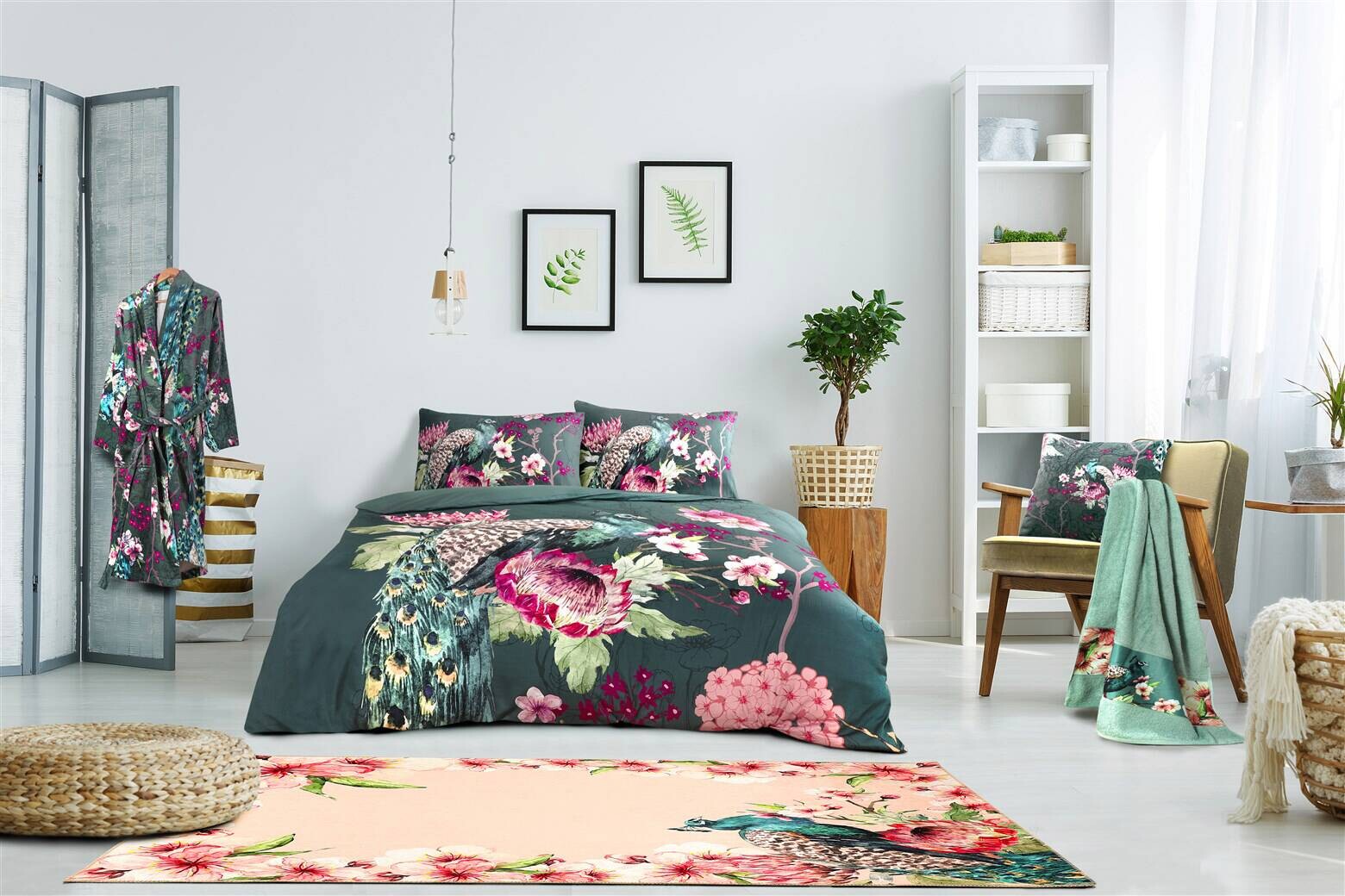 Kenda Sand Flachgewebeteppich Blossom 125 creme B/L: ca. 80x150 cm