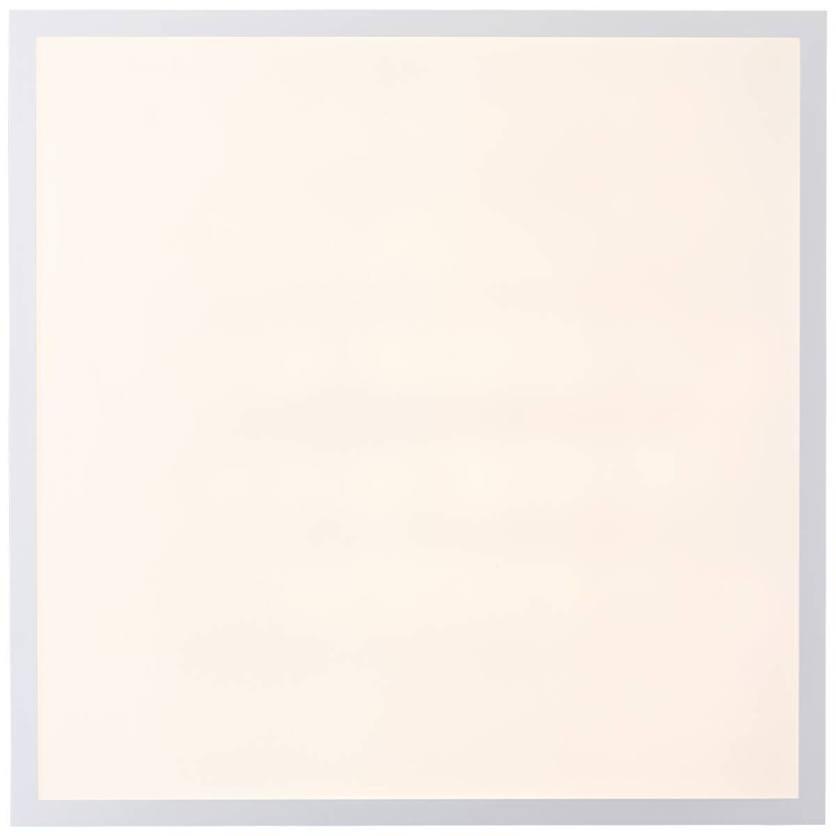 Brilliant LED-Deckenleuchte Briston weiß Metall Kunststoff B/H/L: ca. 63x7,5x63 cm