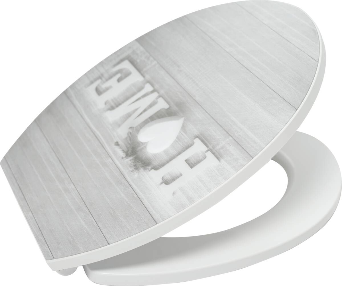 POCOline WC-Sitz Home grau Duroplast