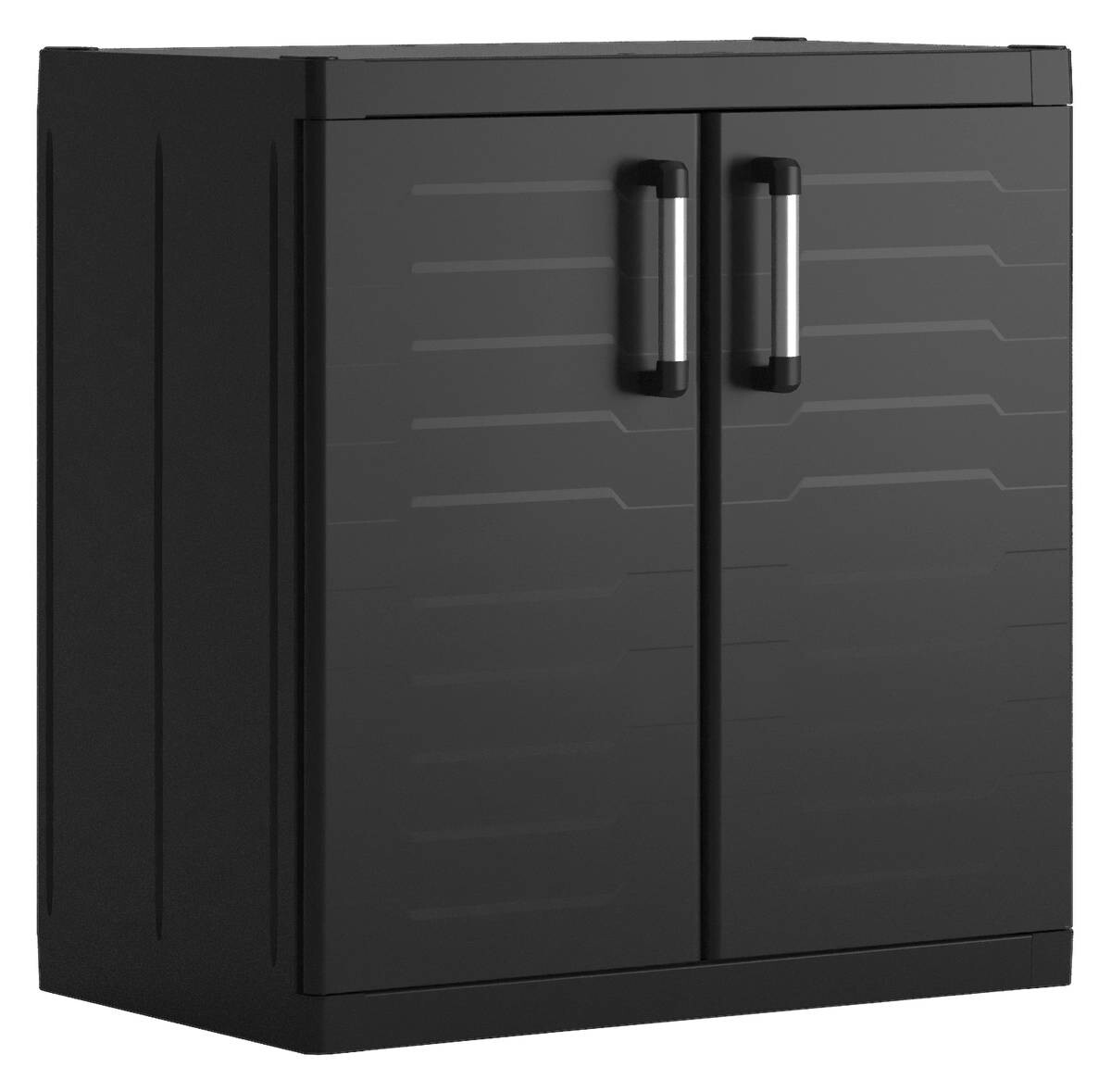 Keter Kunststoffschrank Detroit XL schwarz Kunststoff B/H/T: ca. 89x93x54 cm