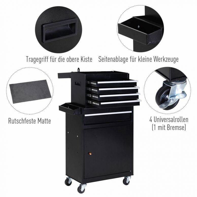 Mobiler Werkstattwagen B/H/T: ca. 52,5x104,5x28 cm