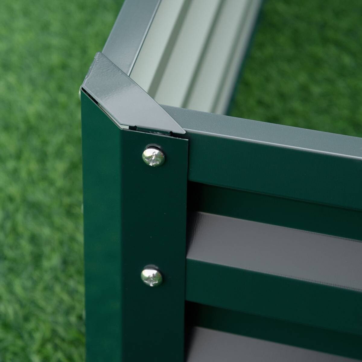 Outsunny Pflanzenbeet mit offenem Boden B/H/L: ca. 120x30x120 cm