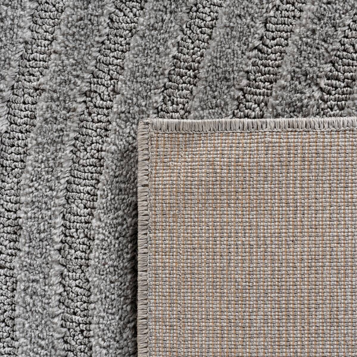 Ayyildiz Kurzflorteppich ART silber B/H/L: ca. 160x0,8x160 cm