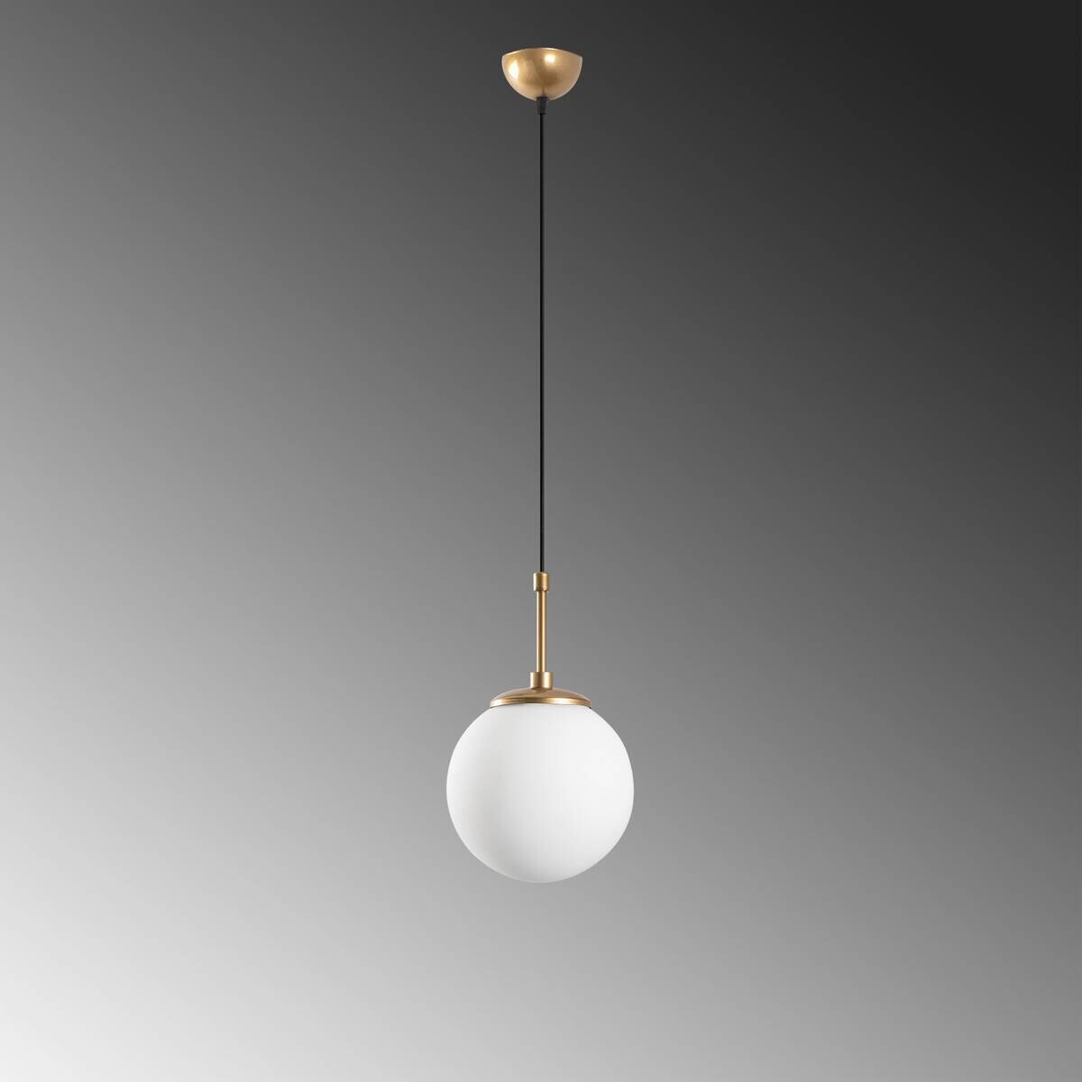 Pendelleuchte gold Metall B/H/L/D: ca. 20x120x20x20 cm E27 1 Brennstellen