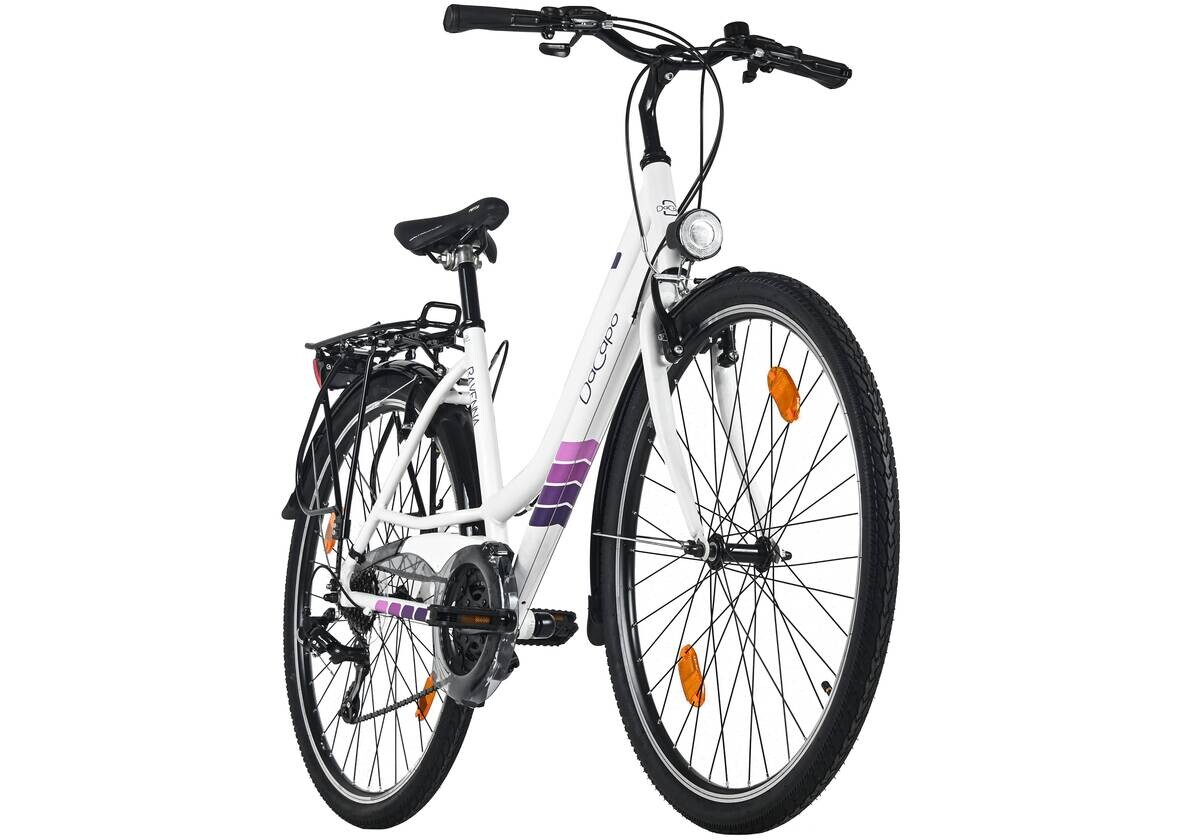 DaCapo Trekking-Bike Ravenna 50 28 Zoll Rahmenhöhe 48 cm 21 Gänge weiß weiß ca. 28 Zoll