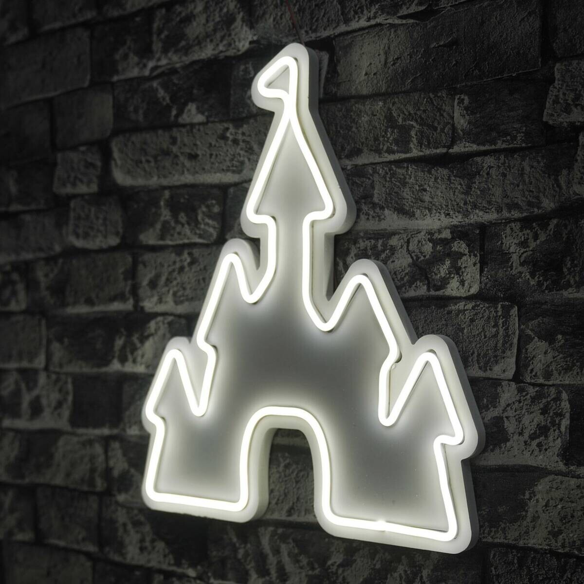 Opviq LED-Wandleuchte weiß PVC B/H/T/L: ca. 35x40x3x35 cm