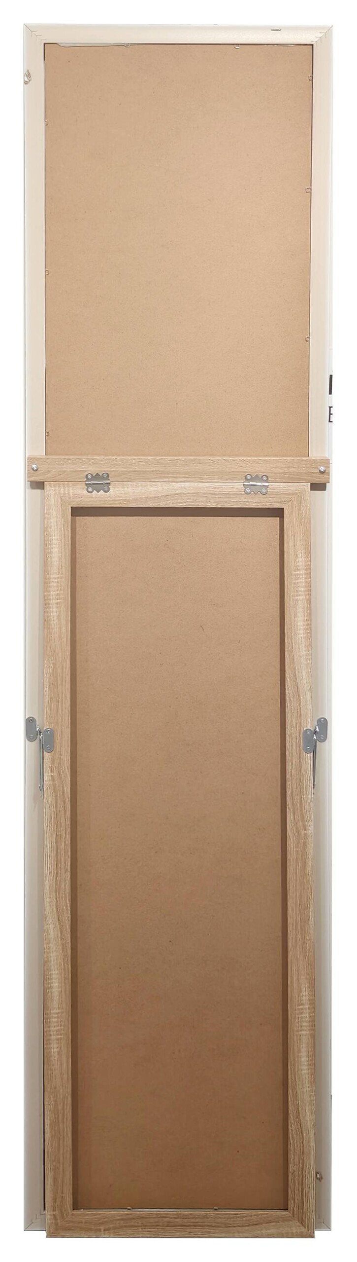 Standspiegel natur Holz B/H/L: ca. 1,5x144,5x34,5 cm