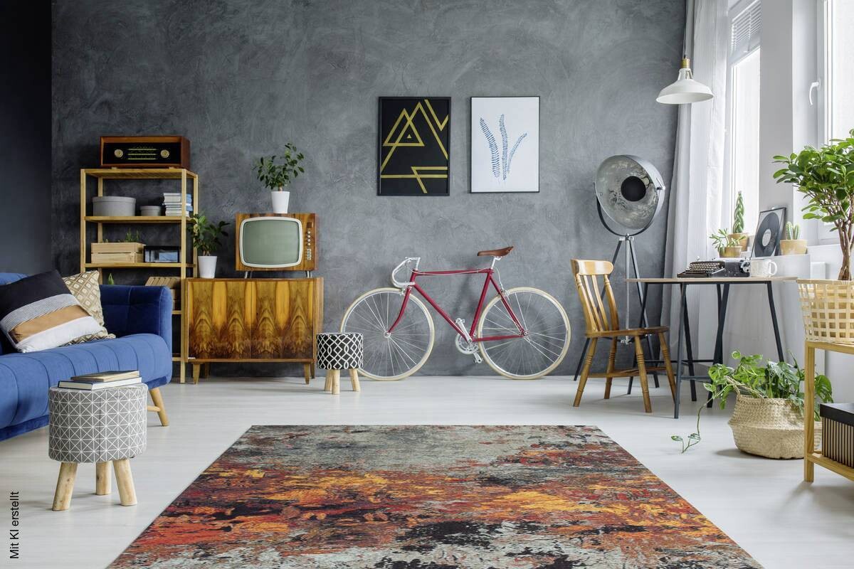 360Living Teppich Blaze Multi B/L: ca. 115x170 cm