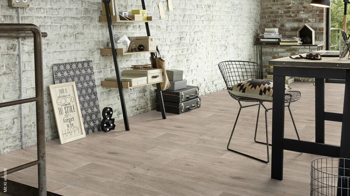 Vinylboden Iconik rustikal Eiche grau B: ca. 400 cm pro m²