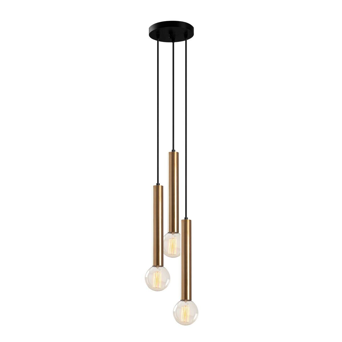 Opviq Pendelleuchte Tempo-6012 B/H/T/L/D: ca. 22x136x22x22x22 cm E27 3 Brennstellen