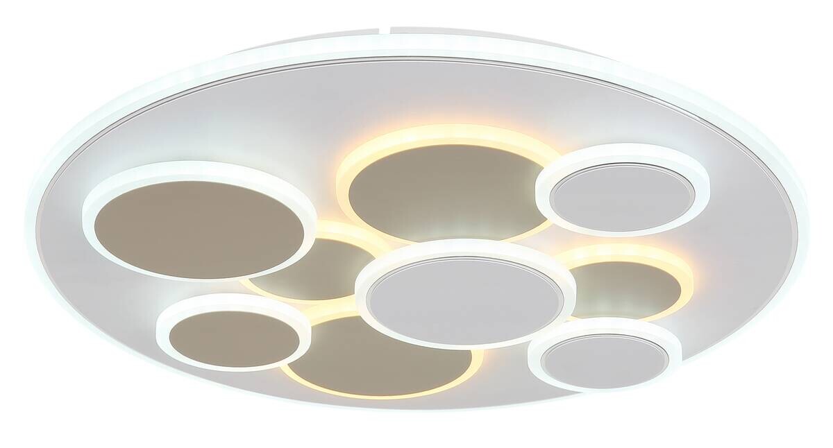 GLOBO LED-Deckenleuchte sand weiß Metall H/D: ca. 6x48,5 cm 1 Brennstellen