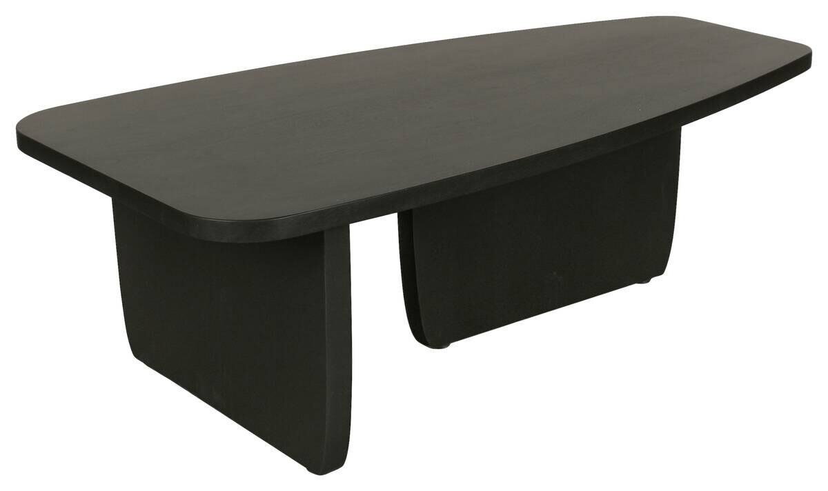 byLIVING Couchtisch BOLT schwarz Akazie B/H/T: ca. 115x36,5x60 cm