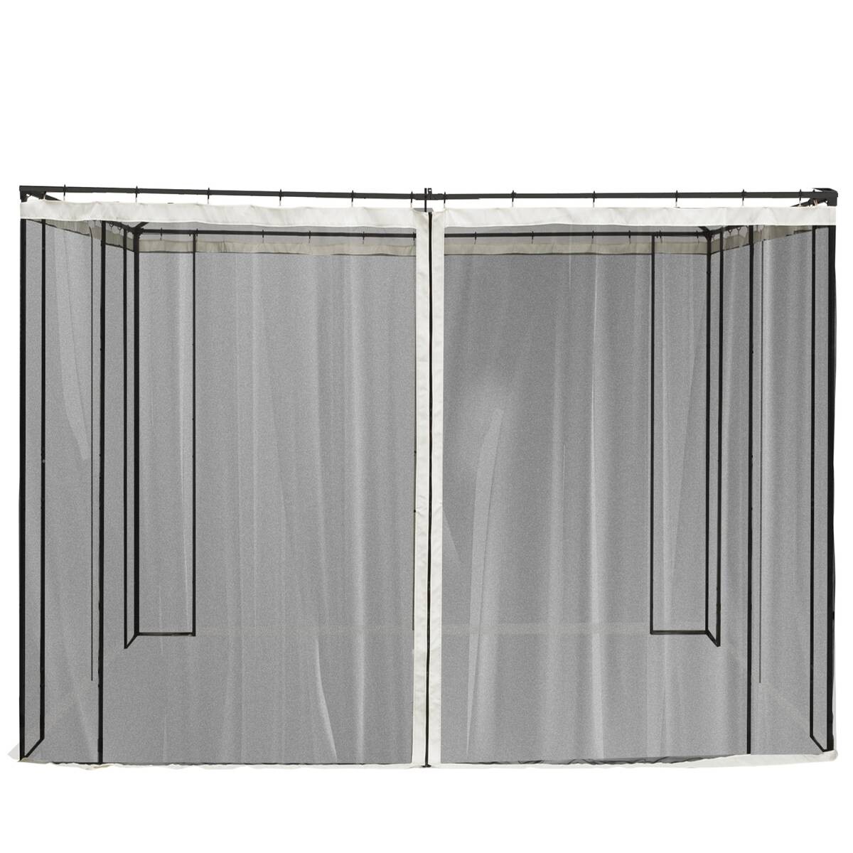 Outsunny Moskitonetz beige B/L: ca. 207x302 cm