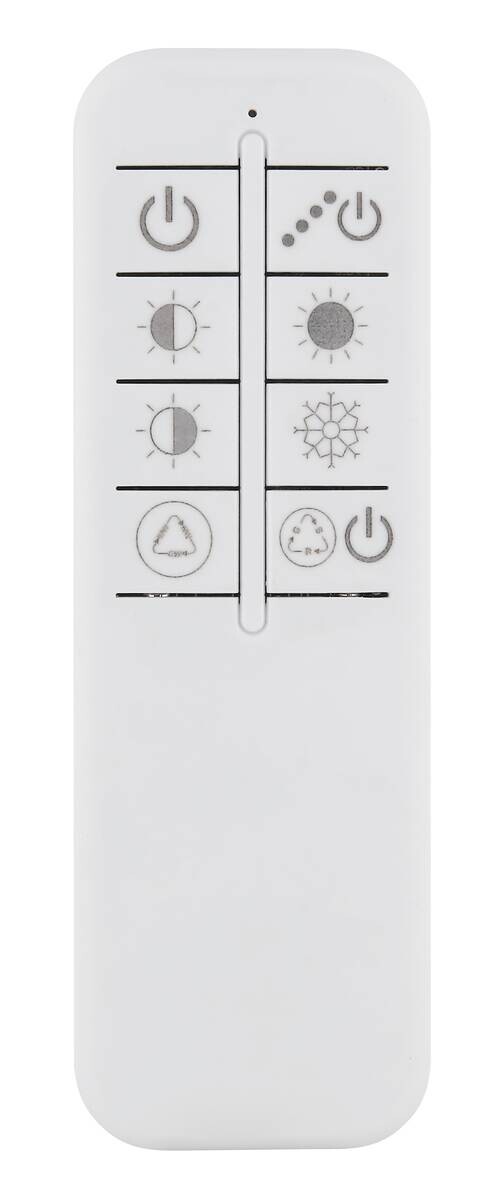 GLOBO Deckenventilator schwarz weiß Kunststoff Metall B/H/L: ca. 10x52,5x52 cm