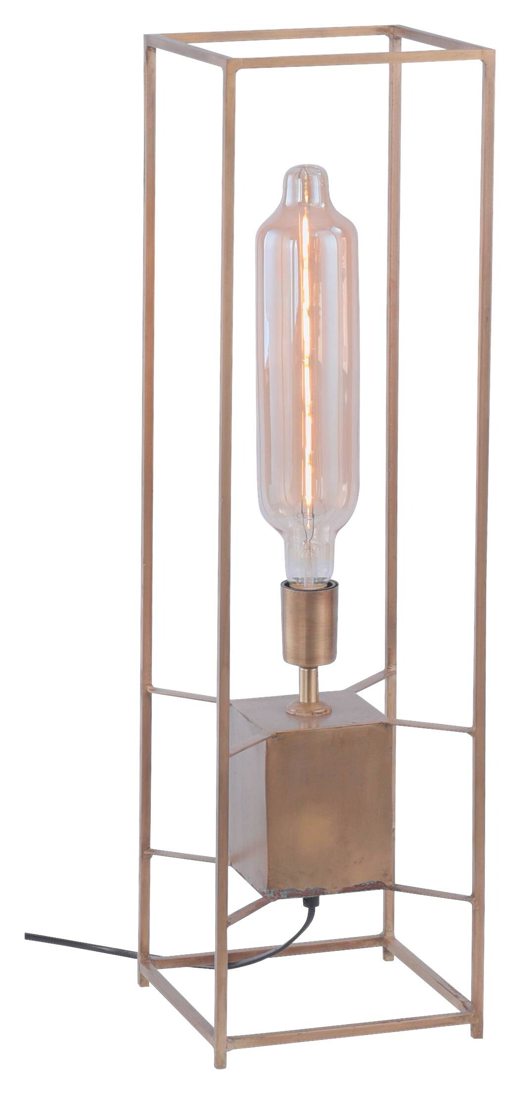 Paul Neuhaus Stehleuchte PN765-90 messing Metall B/H/L: ca. 20x72x20 cm E27 1 Brennstellen