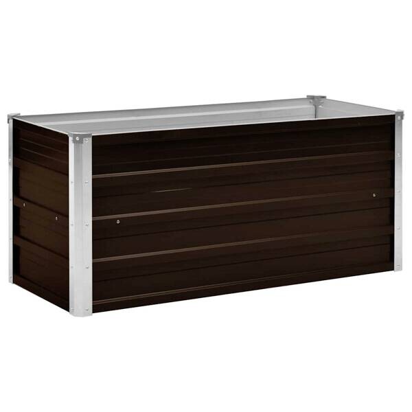 Hochbeet braun Stahl B/H/L: ca. 40x45x100 cm
