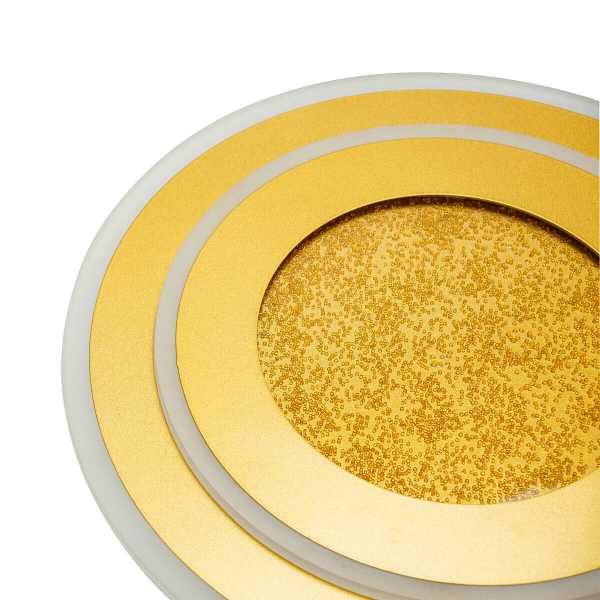 POCOline LED-Deckenleuchte Fenja gold Metall Kunststoff H/D: ca. 5x40 cm