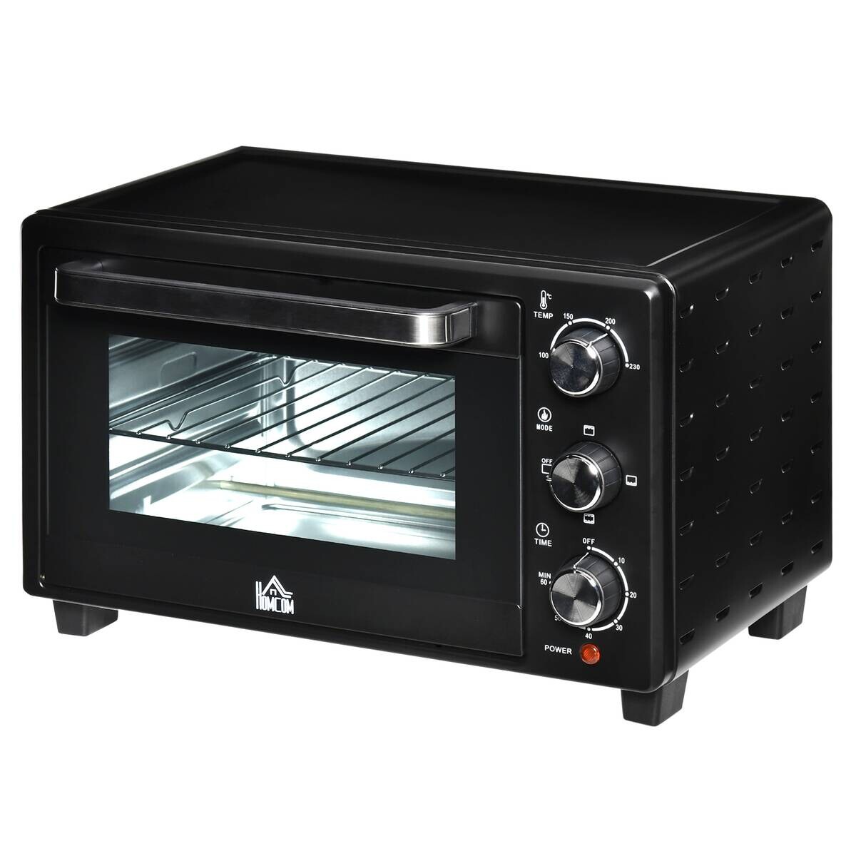 HOMCOM Küchengerät 800-085V90 schwarz Polypropylen B/H/L: ca. 38,5x46x29 cm