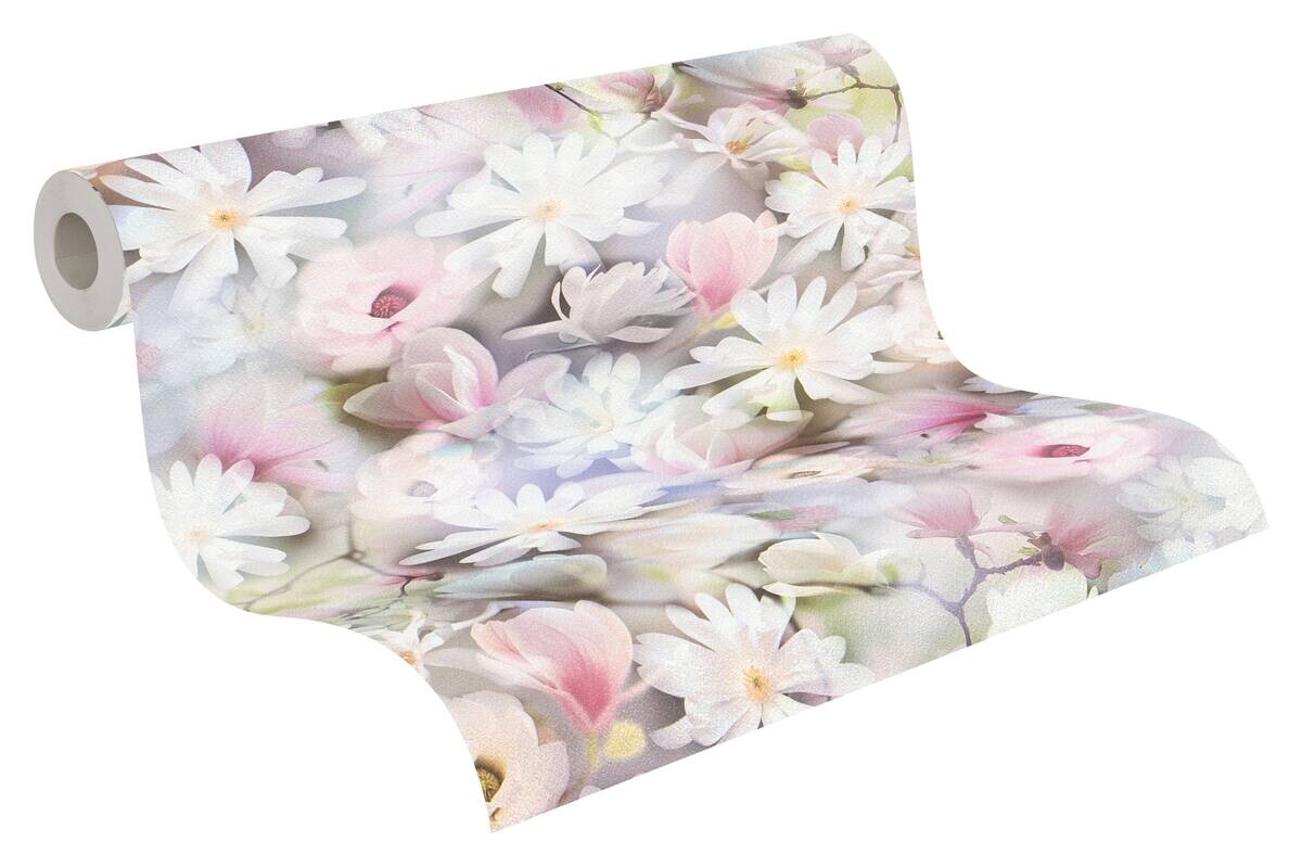 A.S.Creation Papiertapete rosa weiß lila B/H/D: ca. 53x1005x7,1 cm