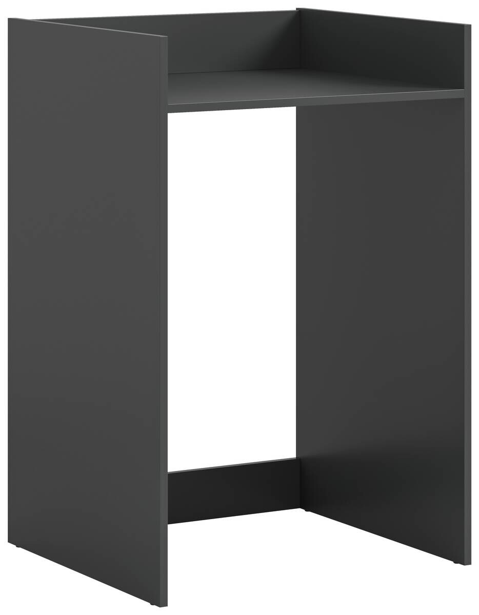 Waschmaschinenumbauschrank Free anthrazit B/H/T: ca. 66x101x60 cm