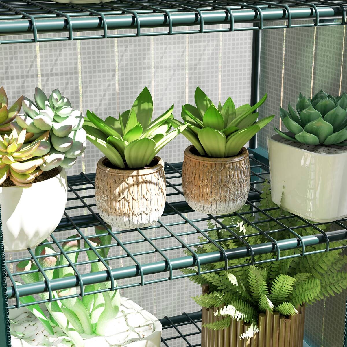 Outsunny Foliengewächshaus B/H/L: ca. 50x165x69 cm