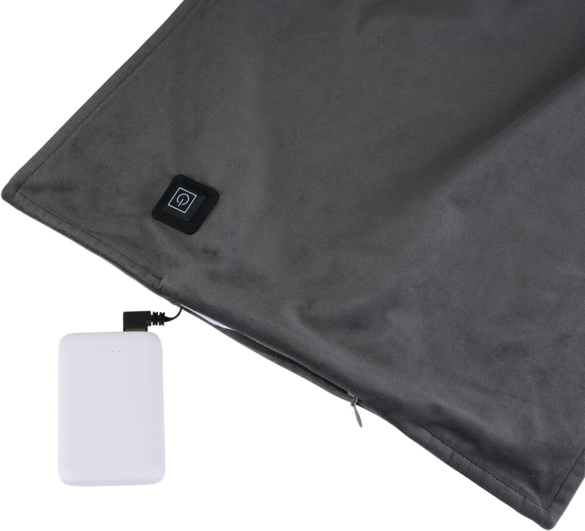 alpina Heizkissen 871125242137 grau Polyester Velourstoff B/H/L: ca. 1x120x40 cm