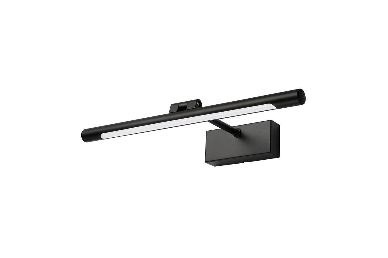 Lamkur LED-Spiegelbeleuchtung schwarz Stahl B/H/L: ca. 5x14x40 cm