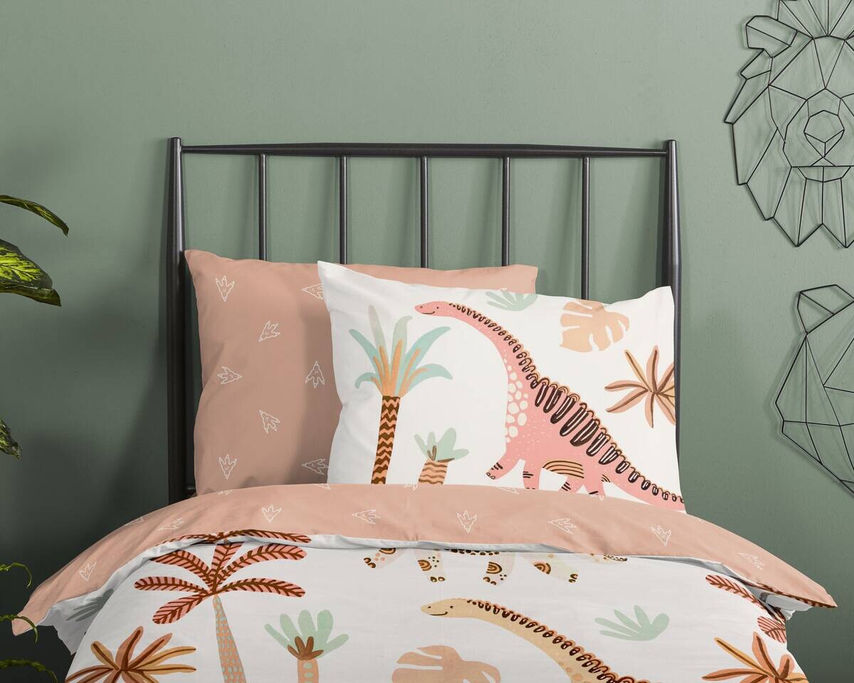 Baumwoll Bettwäsche Dino Multi Baumwolle B/L: ca. 100x135 cm