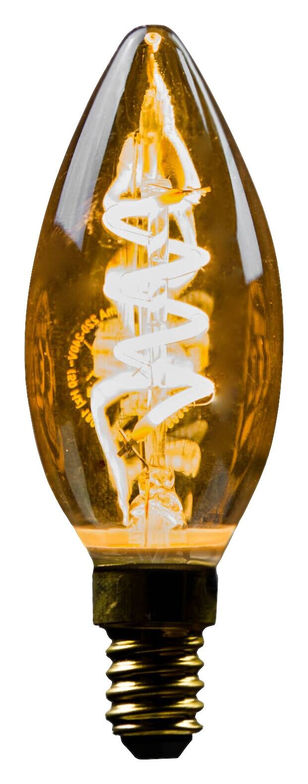 Blulaxa LED-Leuchtmittel Kerzenlampe Filamentlampe Vintage 48941 E14