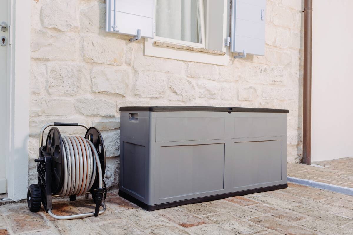 Toomax Aufbewahrungsbox Trend 320 grauschwarz Kunststoff B/H/T: ca. 119x60x46 cm